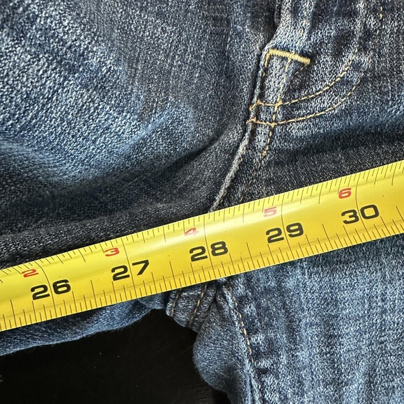7 For All Mankind Jeans Womens 27 Blue Denim Josefina Skinny Boyfriend Stretch - Picture 11 of 12
